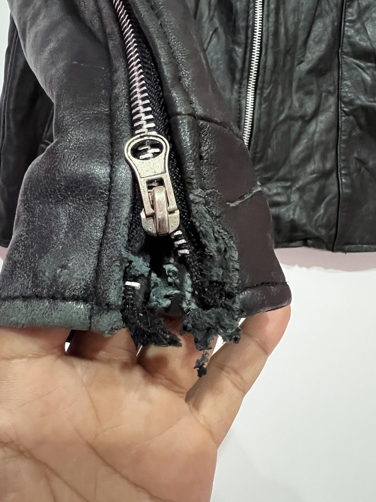 Japanese Brand Red Mohican distressed punk leather jacket Size M / US 6-8 / IT 42-44 - 8 Thumbnail