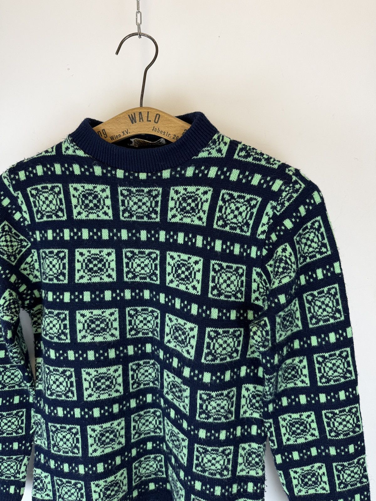 Vintage Vintage Bronte Geometric Knit Sweater Jumper Retro Grunge Size S / US 4 / IT 40 - 4 Thumbnail