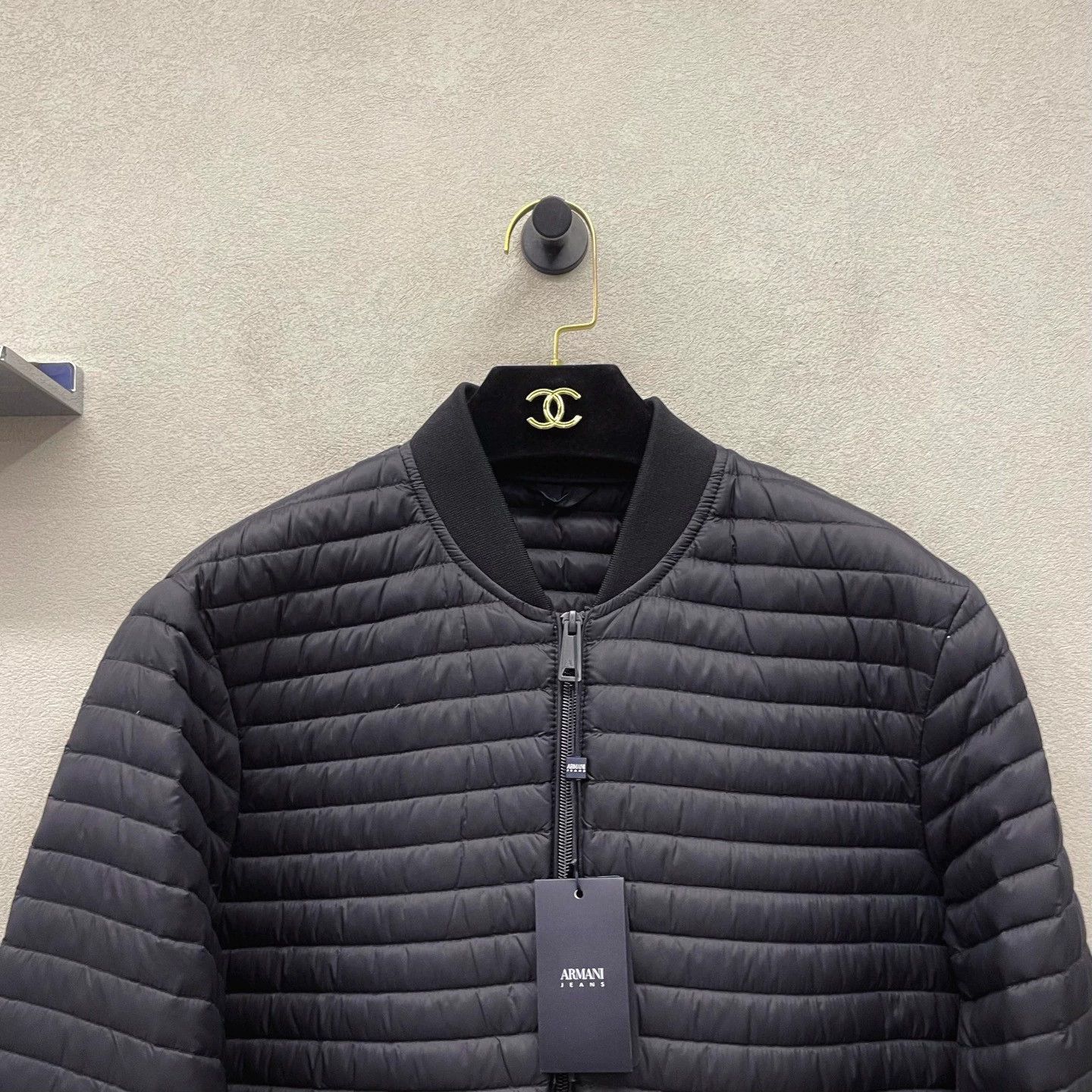 Emporio Armani lightweight black Armani down jacket for men Size US M / EU 48-50 / 2 - 4 Thumbnail