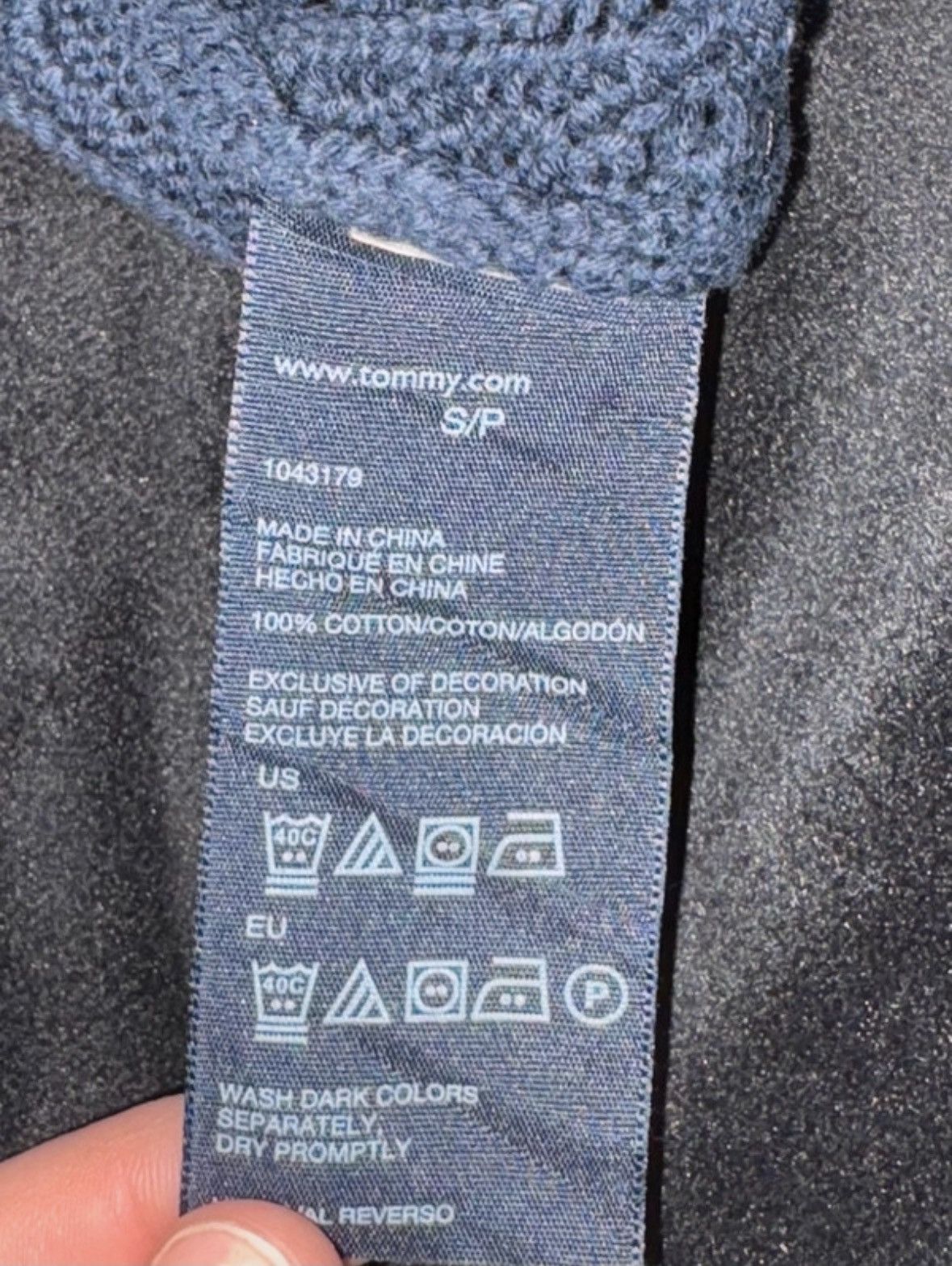 Tommy Hilfiger Dark blue Tommy Hilfiger sweater Size S / US 4 / IT 40 - 4 Thumbnail