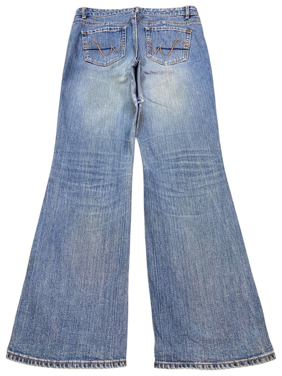 Japanese Brand Vintage Japanese Brands Blue Wash Flare Jeans Size US 32 / EU 48 - 2 Thumbnail
