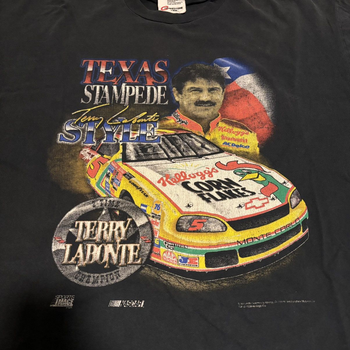 Vintage Vintage 1998 Terry Labonte NASCAR Tee Size US XL / EU 56 / 4 - 2 Thumbnail