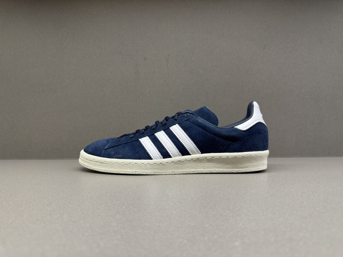 Adidas Adidas Campus 80s Collegiate Navy Cloud White Size US 12.5 / EU 45-46 - 5 Thumbnail