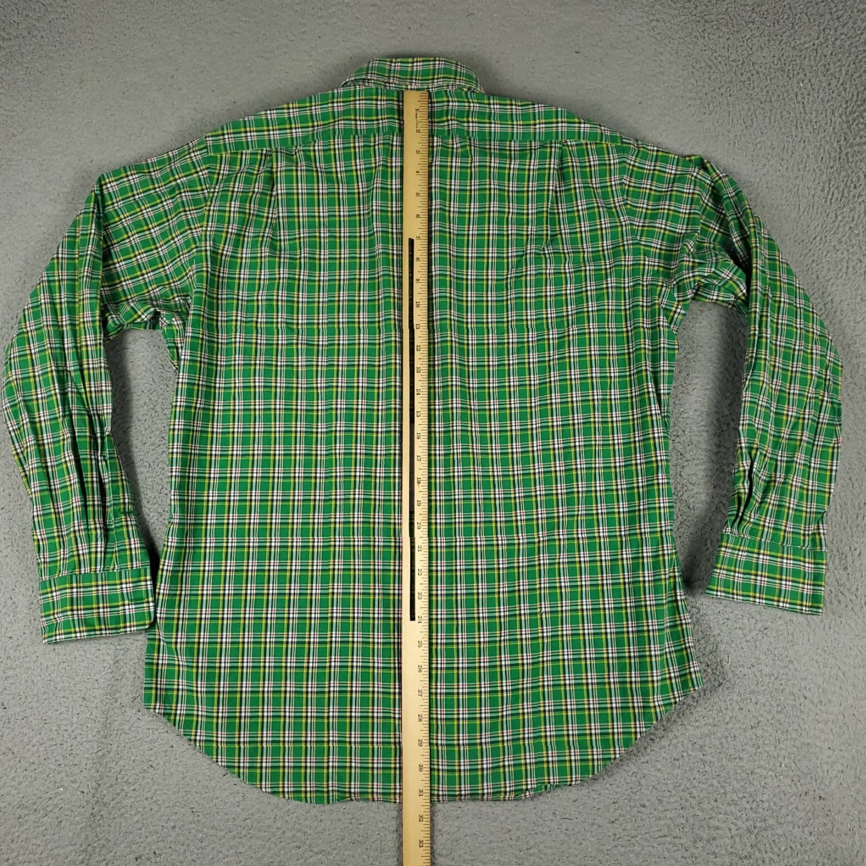 Ralph Lauren Ralph Lauren Mens Large Green Plaid Button-Up Shirt Long Sleeve Casual Size US L / EU 52-54 / 3 - 3 Thumbnail