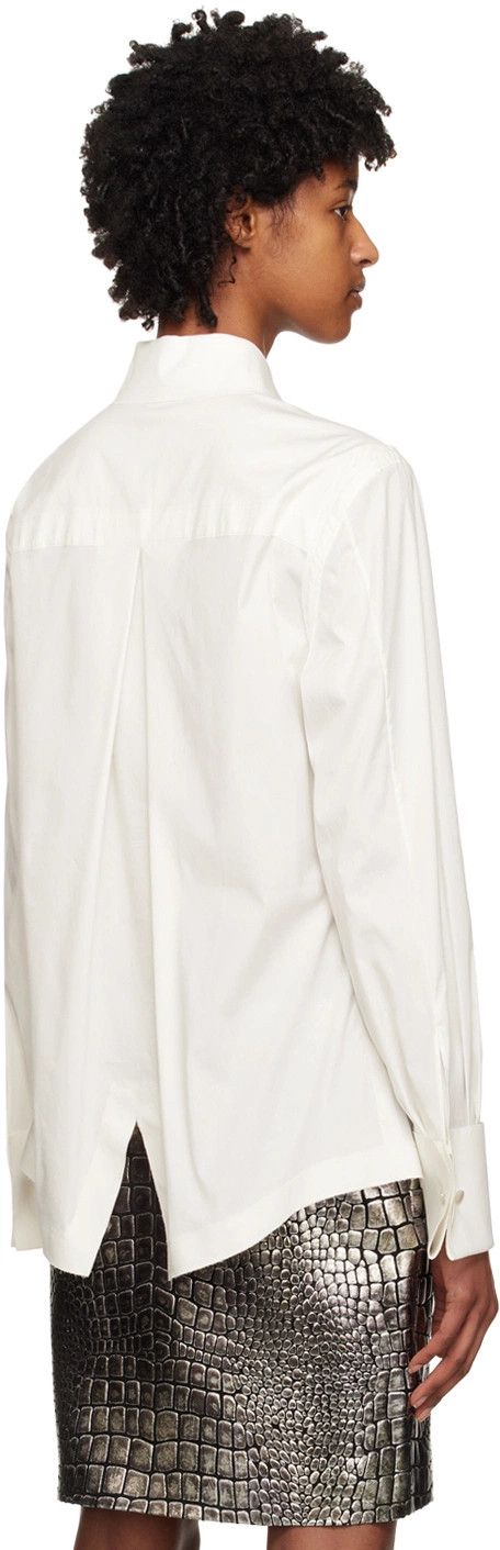 Tom Ford o1y0226 Solid Color Shirt in White Size S / US 4 / IT 40 - 3 Thumbnail