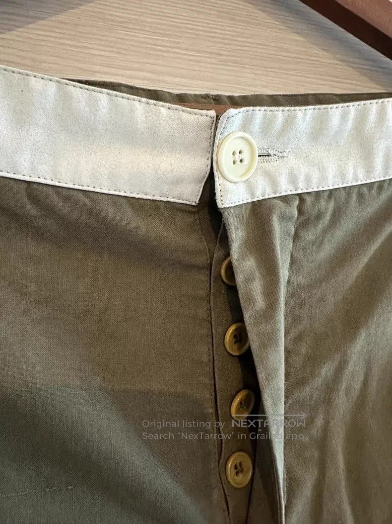 Helmut Lang Helmut Lang Military Green Cotton Pants, With Reflective S Size US 36 / EU 52 - 3 Thumbnail