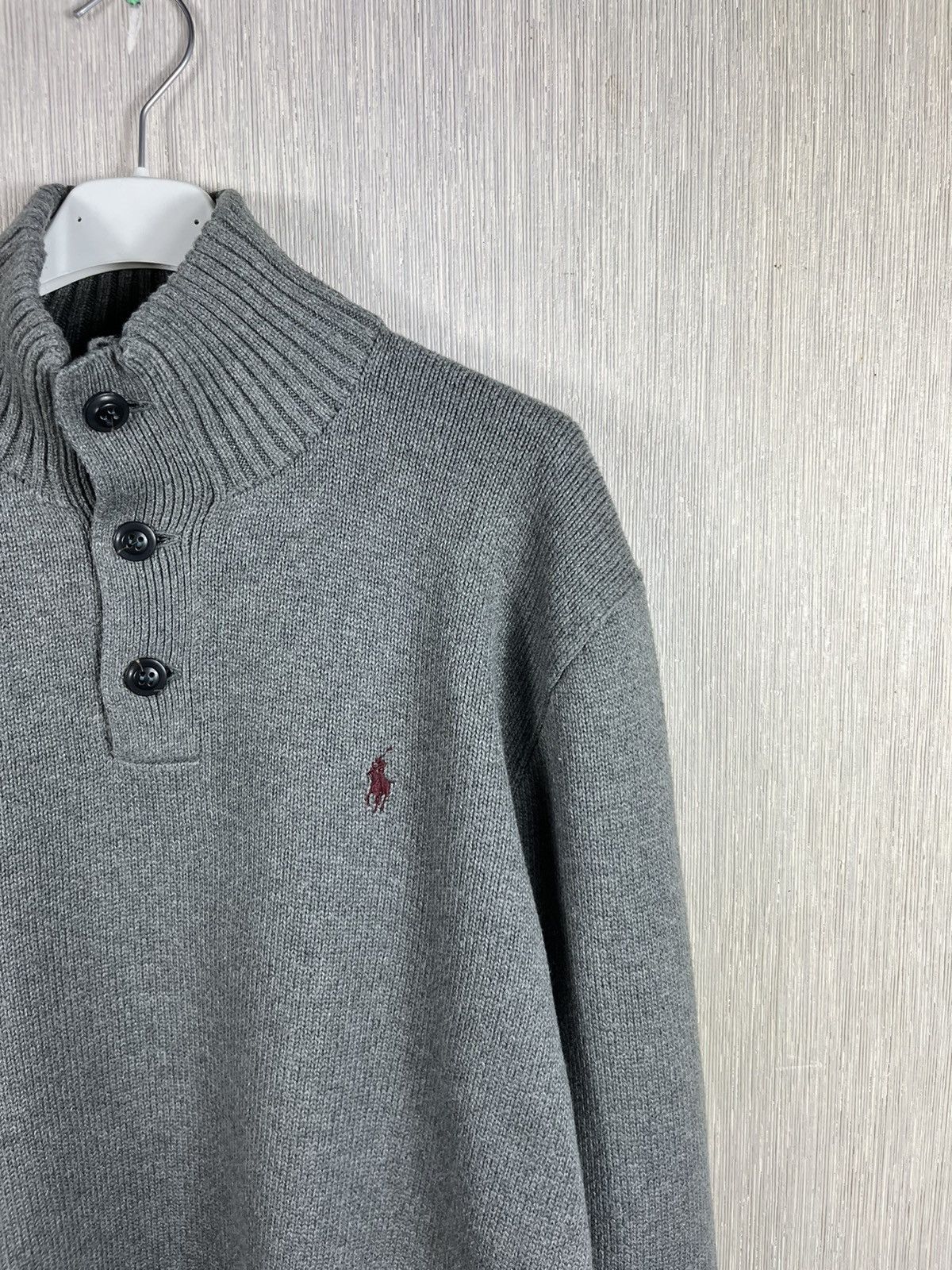 Polo Ralph Lauren × Ralph Lauren Polo Ralph Lauren vintage cotton sweater button up half zip Size US M / EU 48-50 / 2 - 3 Thumbnail