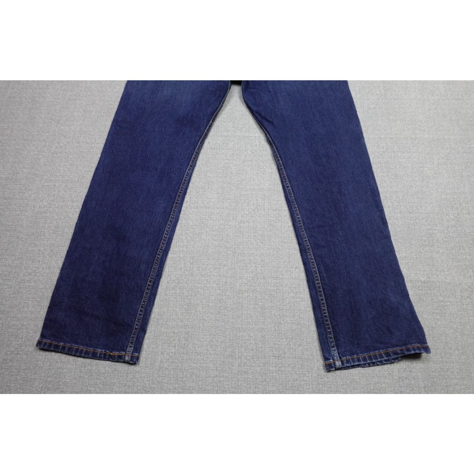 Levi's Levi's 505 Jeans Mens 36x30 Blue Regular Fit Denim Straight 5-Pocket Dark Wash Cowboy Theme Mens Size US 36 / EU 52 - 6 Thumbnail