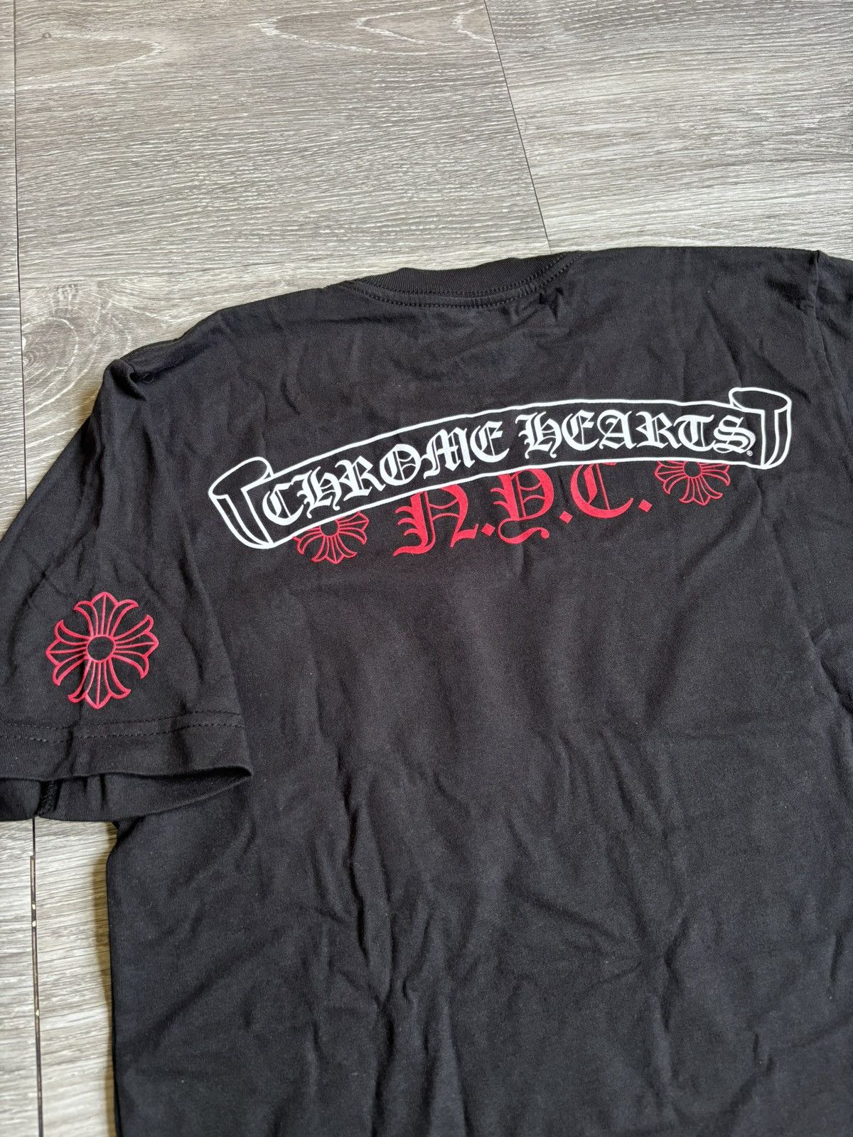 Chrome Hearts Chrome Hearts NYC Exclusive Scroll Tee Size US S / EU 44-46 / 1 - 4 Thumbnail