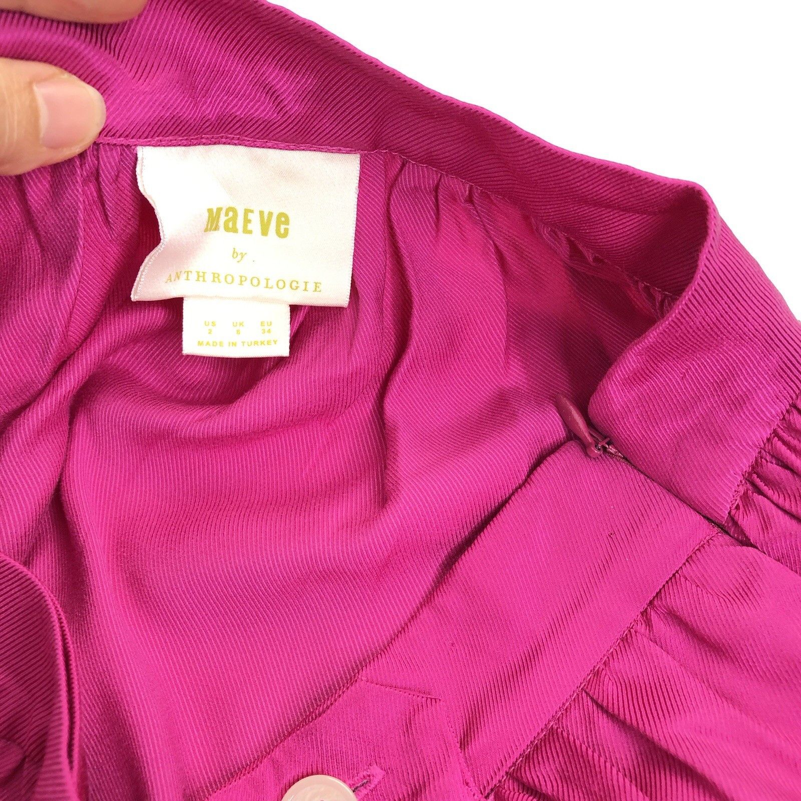 Other Maeve Women Tulip Satin Long Skirt 2 Anthropologie Size 26" / US 2 / IT 38 - 8 Thumbnail