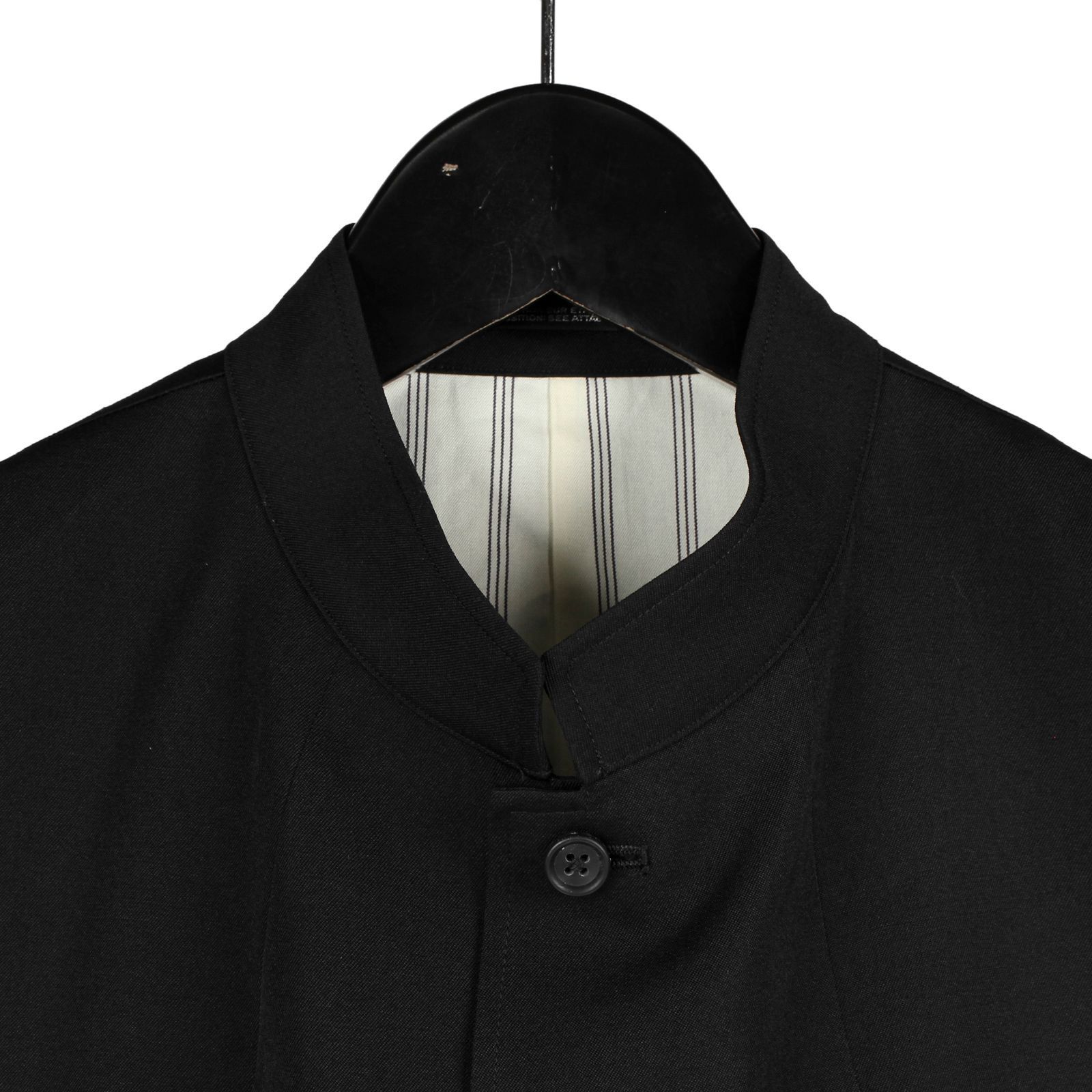 Yohji Yamamoto Yohji Yamamoto Pour Homme W/Gabardine 8BS Stand Collar Vest Size US M / EU 48-50 / 2 - 12 Thumbnail