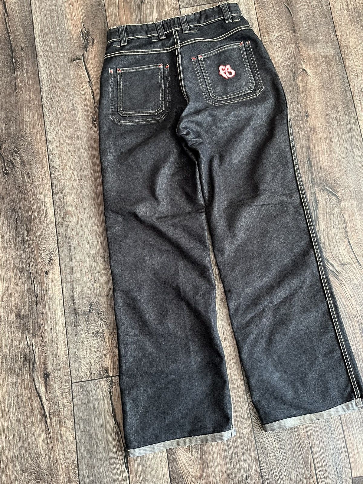Fubu Vintage Fubu Logo Carpenter Baggy Reversible Denim Jeans Size US 30 / EU 46 - 10 Thumbnail
