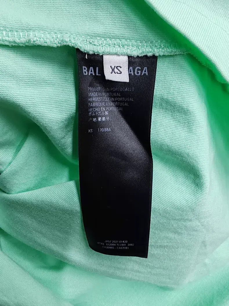 Balenciaga Balenciaga Mint Green Short Sleeve T-Shirt Size US XS / EU 42 / 0 - 4 Thumbnail