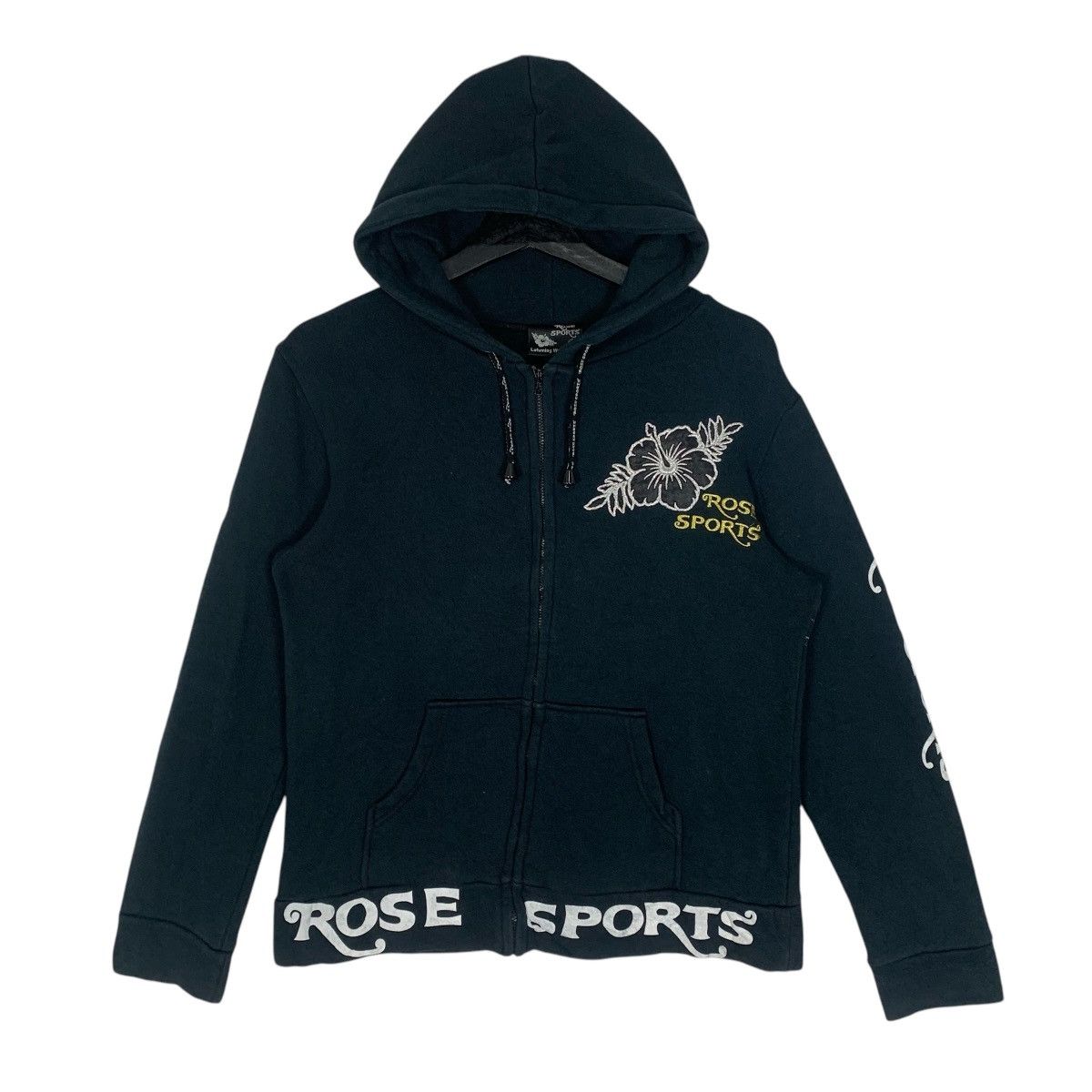 Japanese Brand Rose Sport Apparel JapaneseBrand SurfStyle Floral Hoodie Size S / US 4 / IT 40 - 2 Thumbnail