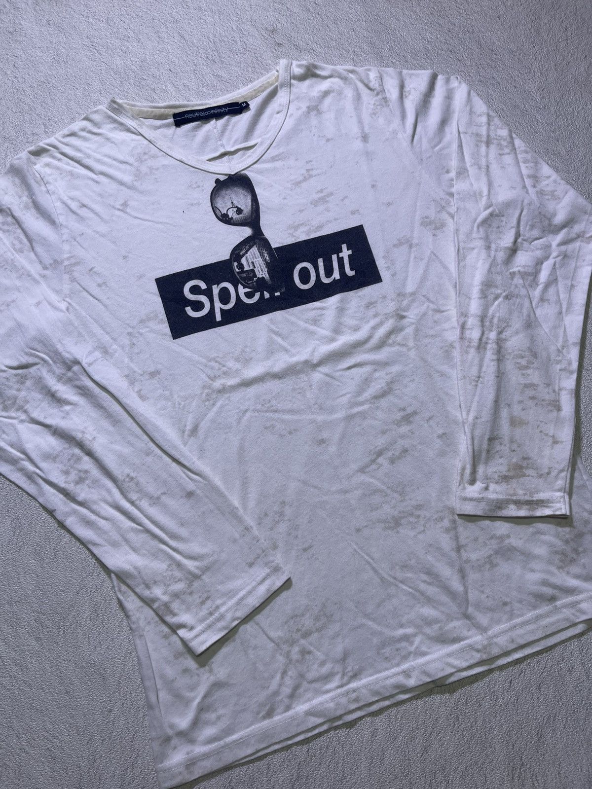 Japanese Brand Y2K NOUTRALOOINFINITY long sleeve tshirt Size US M / EU 48-50 / 2 - 2 Thumbnail