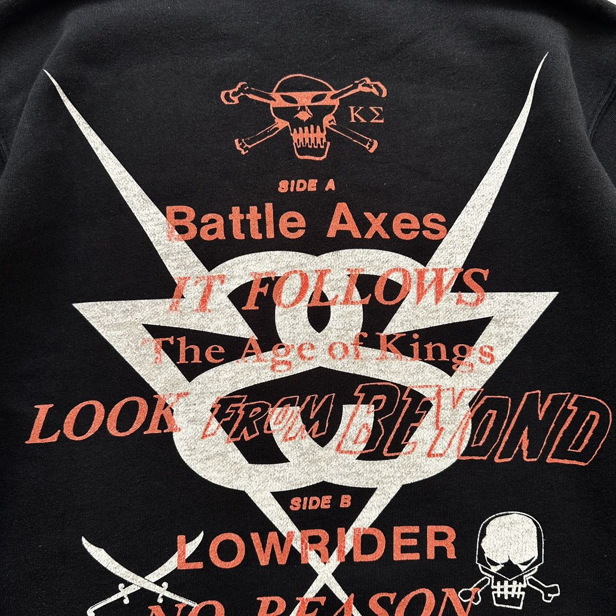 Comme des Garcons × Stussy 00s Stussy Battle Axes USA Vintage Sweatshirt Crewneck Size US L / EU 52-54 / 3 - 3 Thumbnail