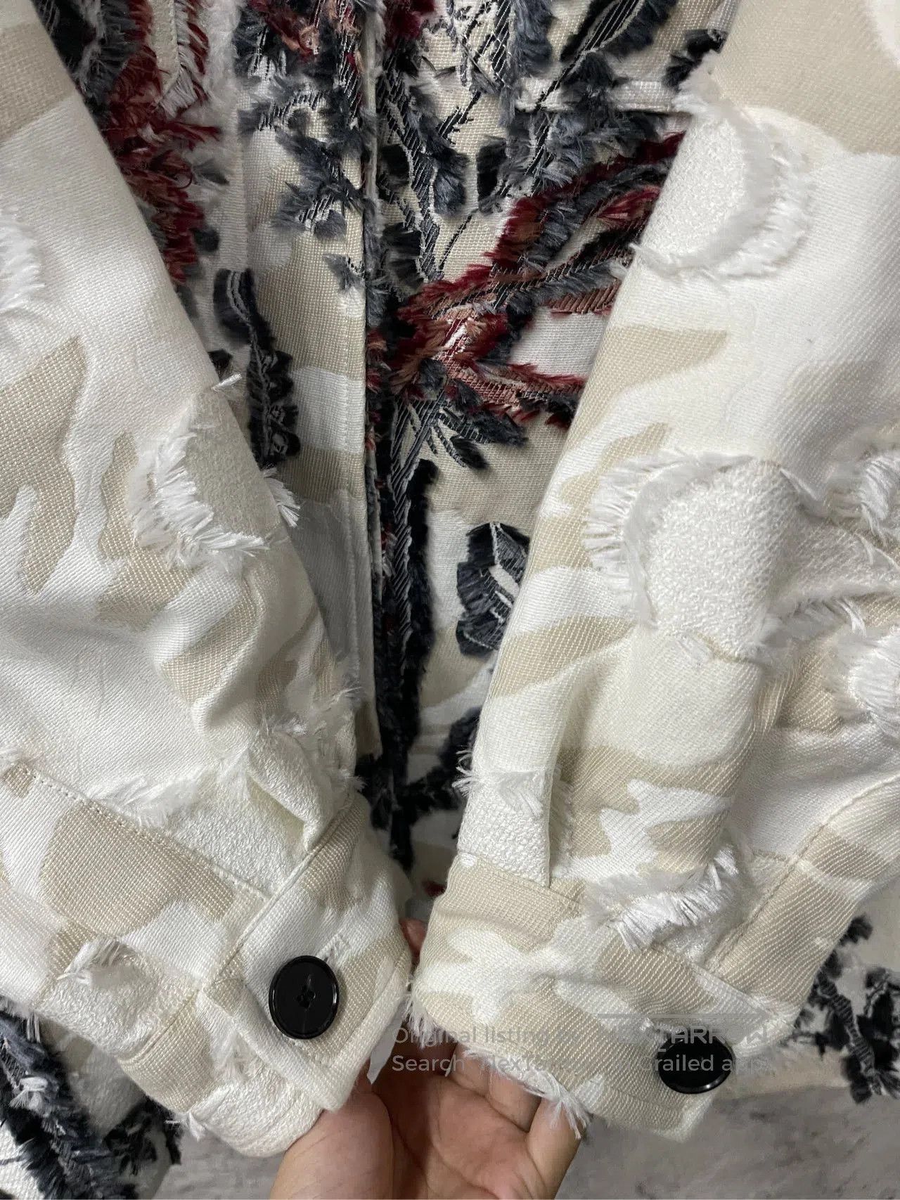 Dior Dior Distressed Denim Jacket. Size XS / US 0-2 / IT 36-38 - 5 Thumbnail