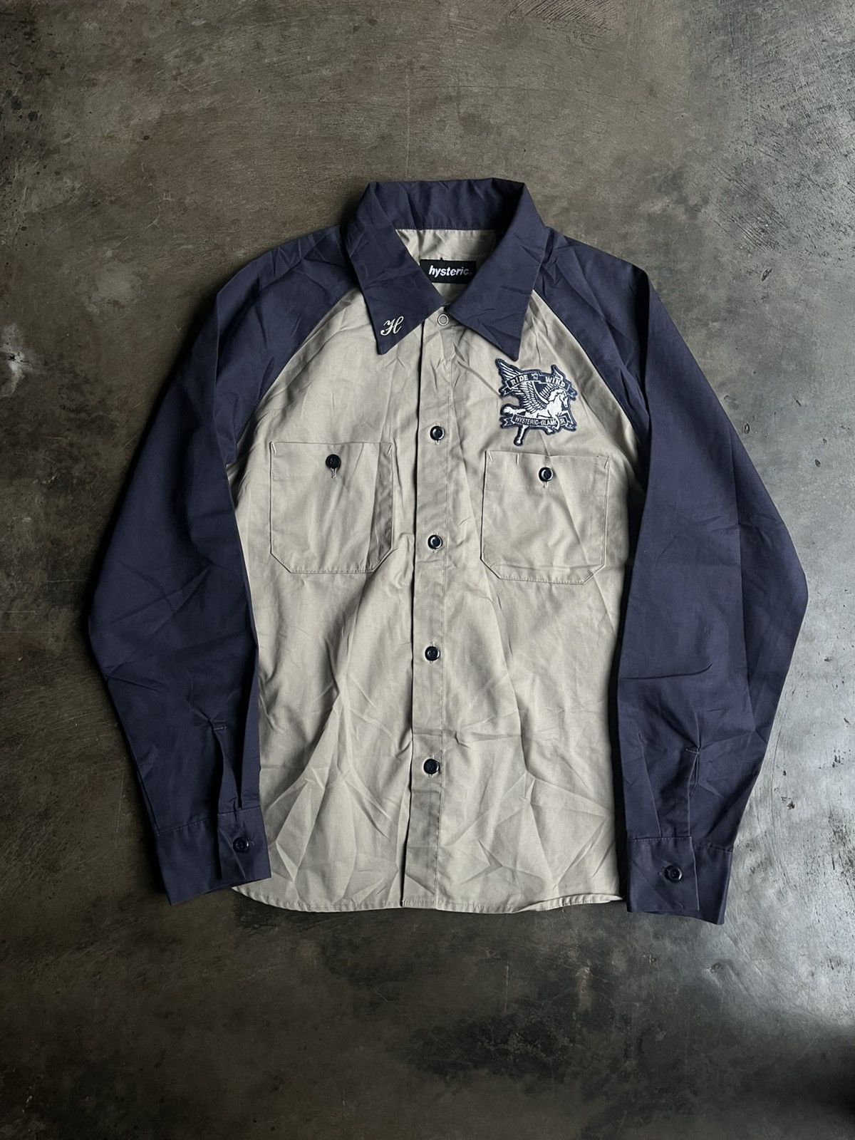 Hysteric Glamour HYSTRIC GLAMOUR RIDE WITH THE WIND WORK SHIRTS JAPANESE Size US S / EU 44-46 / 1 - 1 Thumbnail