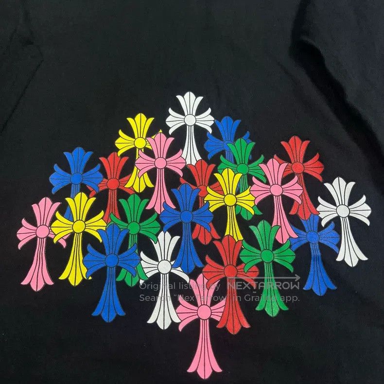 Chrome Hearts CHROME HEARTS Size XL Colored cross long sleeve Size US XL / EU 56 / 4 - 7 Thumbnail
