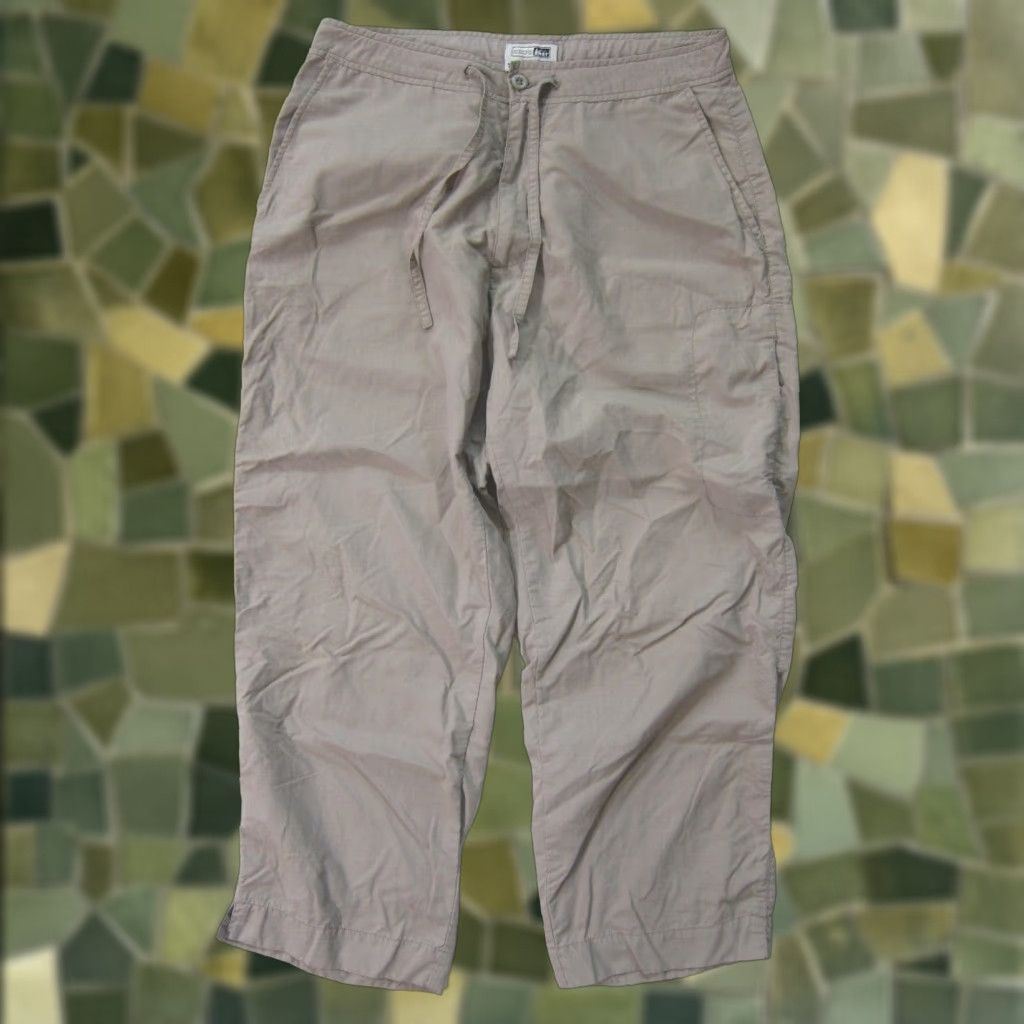 Vintage REI UPF 50+ 100% Nylon Brown Lightweight Pocket Hike Travel Capri Crop Pant 8 Size 30" / US 8 / IT 44 - 1 Thumbnail