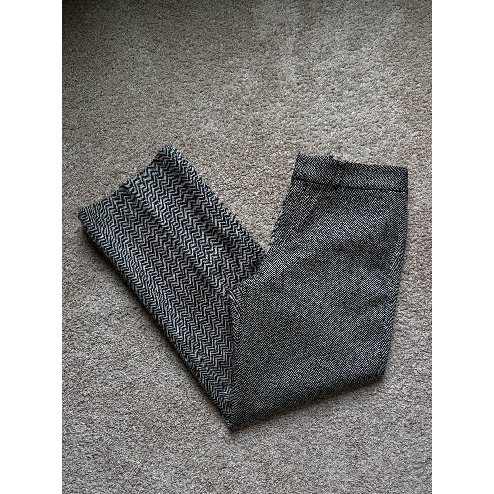 Ralph Lauren LAUREN Ralph Lauren Herringbone Wool Dress Pants Women's 10 Size 32" / US 10 / IT 46 - 3 Thumbnail