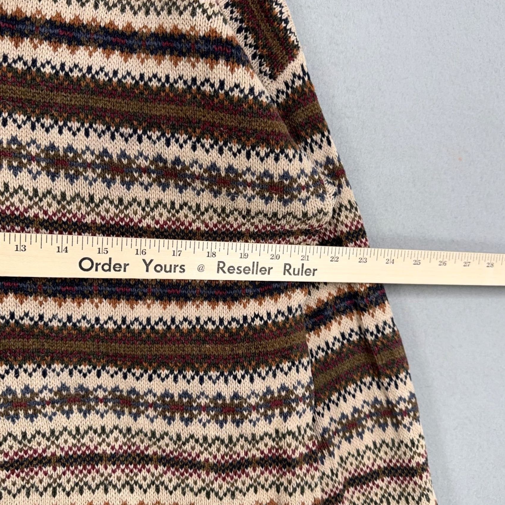 Aeropostale VINTAGE Aeropostale Sweater Mens Large Fair Isle Crewneck Knit 90s Grandpa Cosby Size US L / EU 52-54 / 3 - 7 Thumbnail