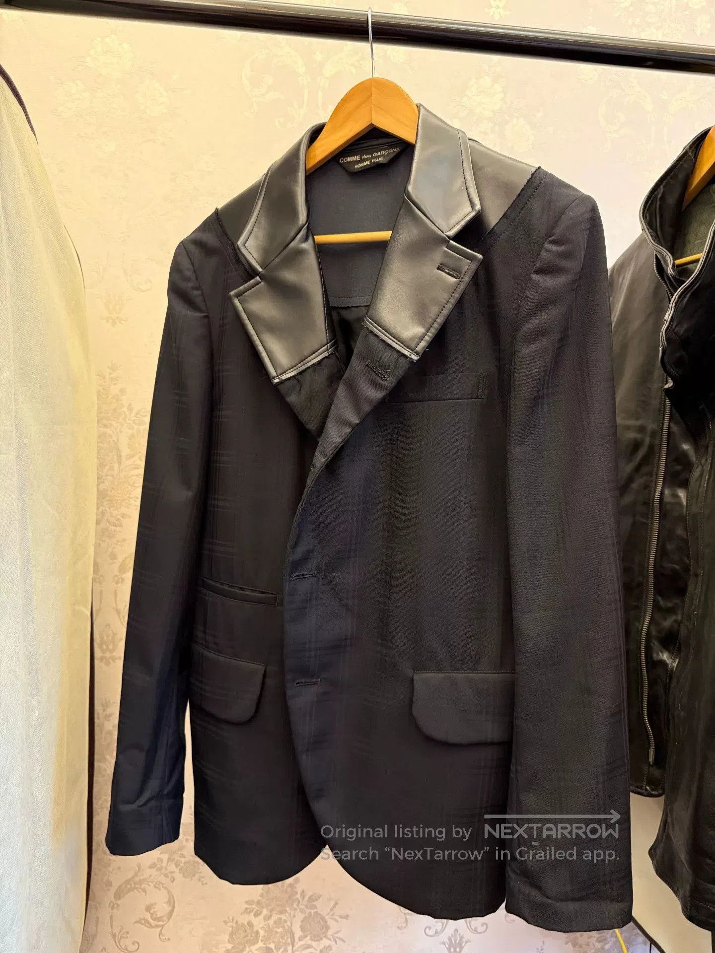 Comme des Garcons Homme Plus Comme des Garçons Homme Plus 19SS Leather Collar Suit. Size US M / EU 48-50 / 2 - 1 Thumbnail
