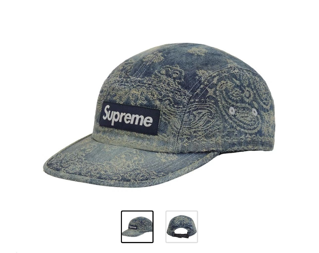 Supreme Denim Hat | Grailed