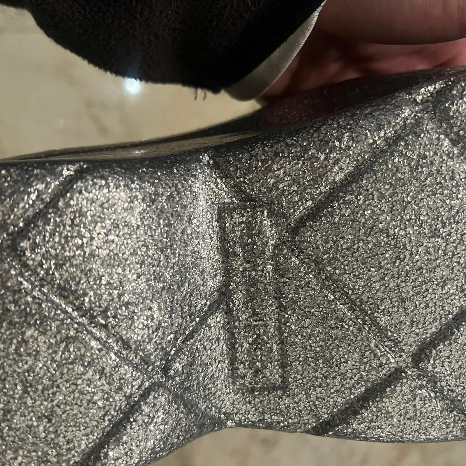 Bottega Veneta o1rshd1 Puddle Ankle Boots Spark Rubber in Silver Size US 10 / EU 43 - 9 Thumbnail