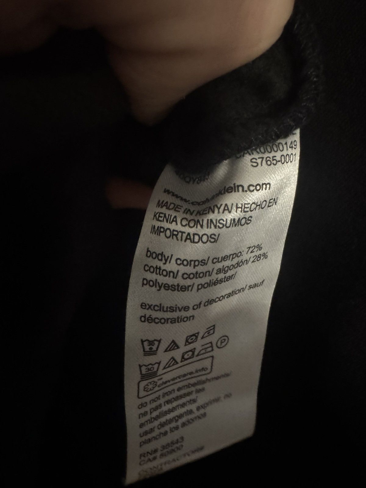 Calvin Klein Calvin Klein Men’s XXL Black Full Zip Jacket Lightweight Size US XXL / EU 58 / 5 - 4 Thumbnail