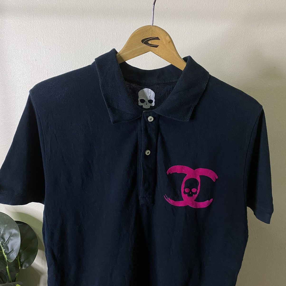 HYDROGEN Hydrogen Skulls Polo Tee Made in Romania Size US M / EU 48-50 / 2 - 2 Thumbnail