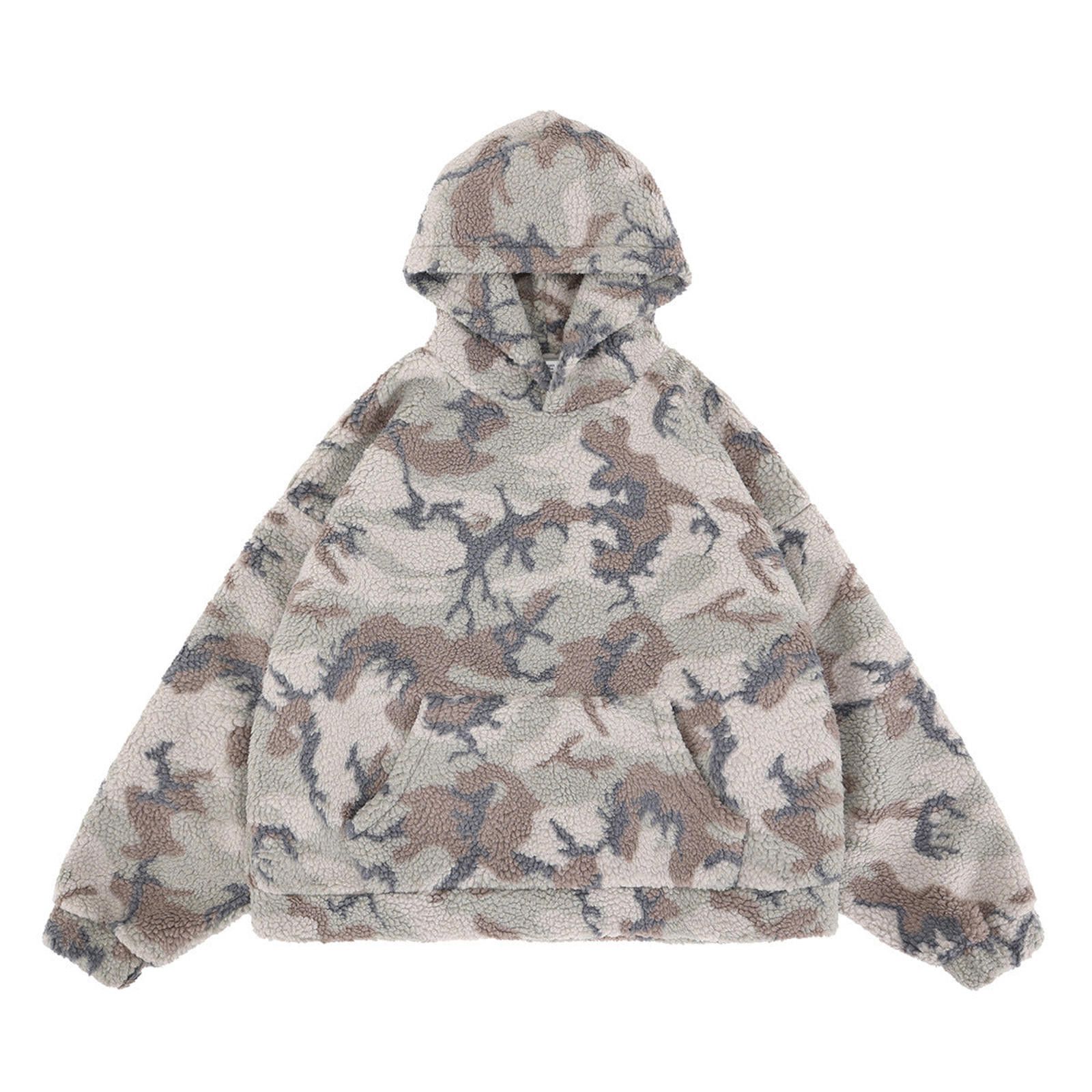 Other Sherpa-Lined Camo Hooded Pullover Size US M / EU 48-50 / 2 - 7 Thumbnail