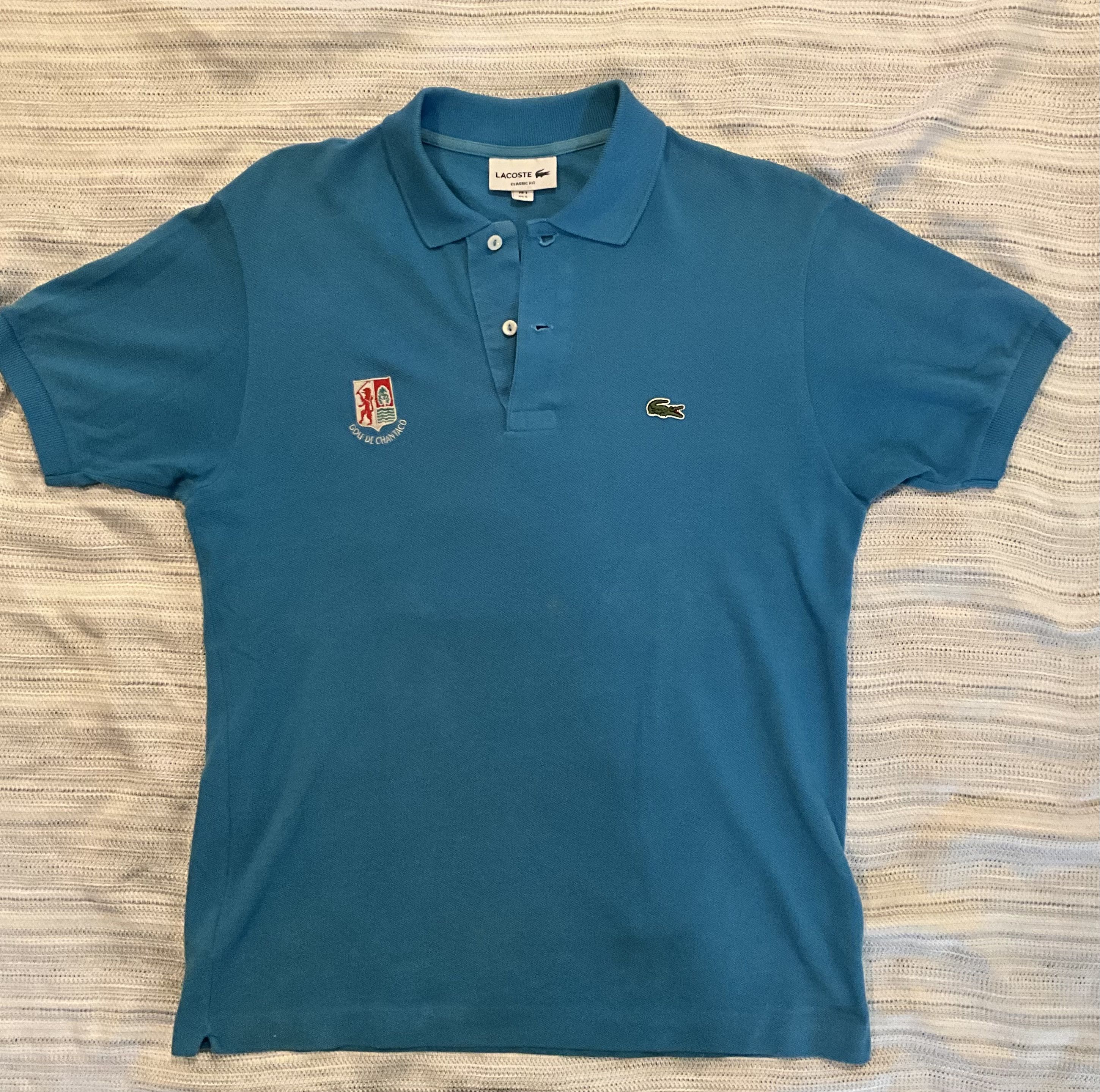Lacoste Lacoste Polo w/ Golf de Chantaco Crest – Excellent Cond Size US S / EU 44-46 / 1 - 1 Thumbnail