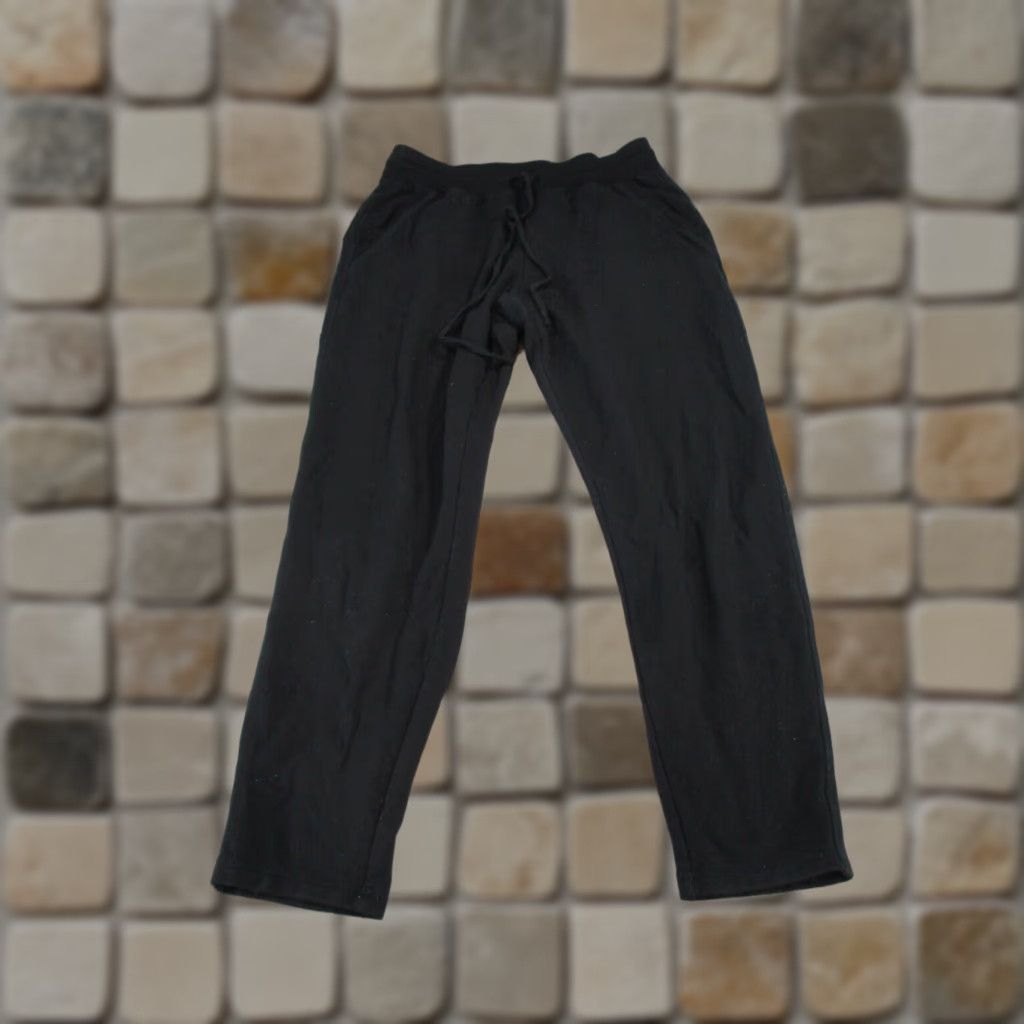 Vineyard Vines VINTAGE Vineyard Vines Sweatpants Women Medium Black Athletic Lounge Pants M Black Athleisure Whale 90s Mens? Womens Size 32" / US 10 / IT 46 - 1 Thumbnail