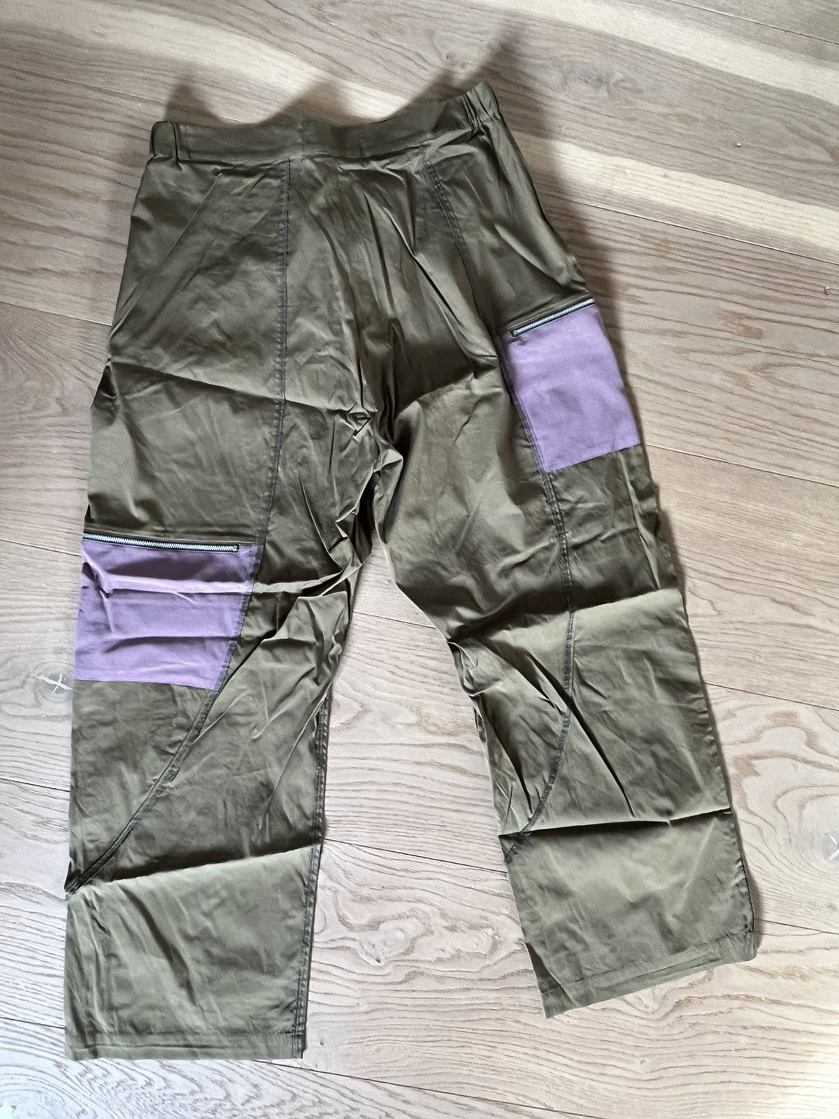 Paria Farzaneh Pariah Farzaneh khaki trackpants Size US 32 / EU 48 - 4 Thumbnail