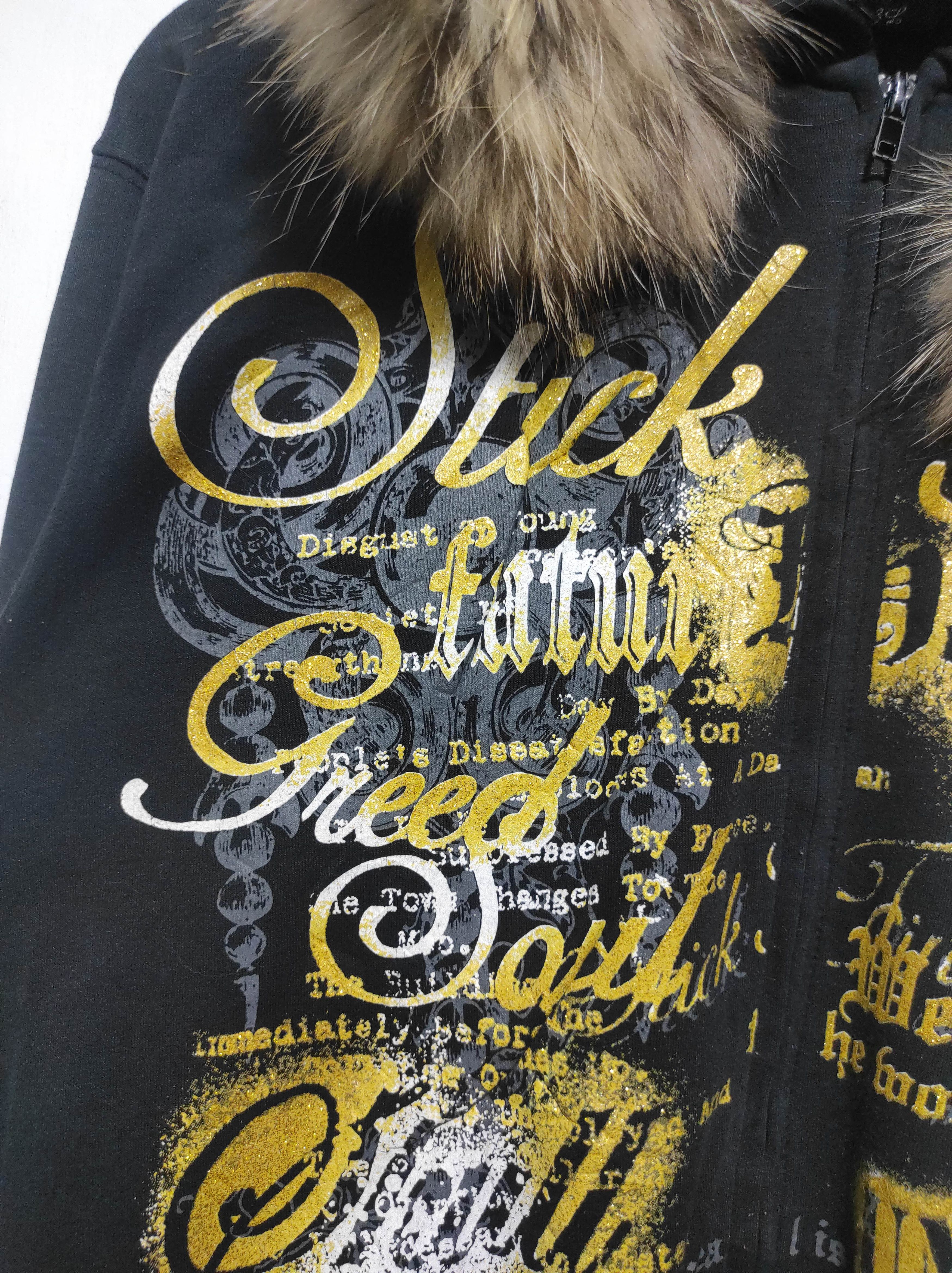 Affliction Beaumere Poem Zipper Fur Hoodie IfSixWasNine LGB style Size US L / EU 52-54 / 3 - 6 Thumbnail