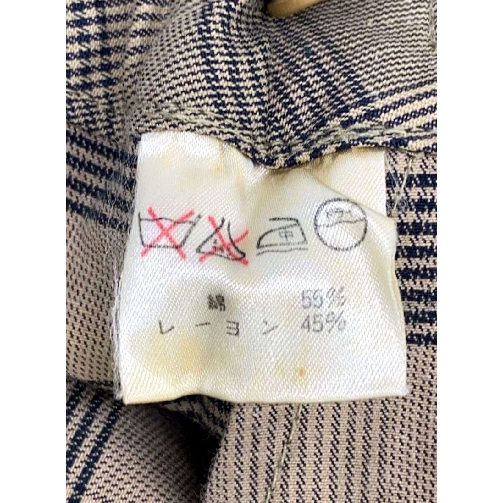 Issey Miyake Vintage ISSEY MIYAKE MEN Pants Checked Size S Cotton Rayon Used good condition Size US 29 - 5 Thumbnail