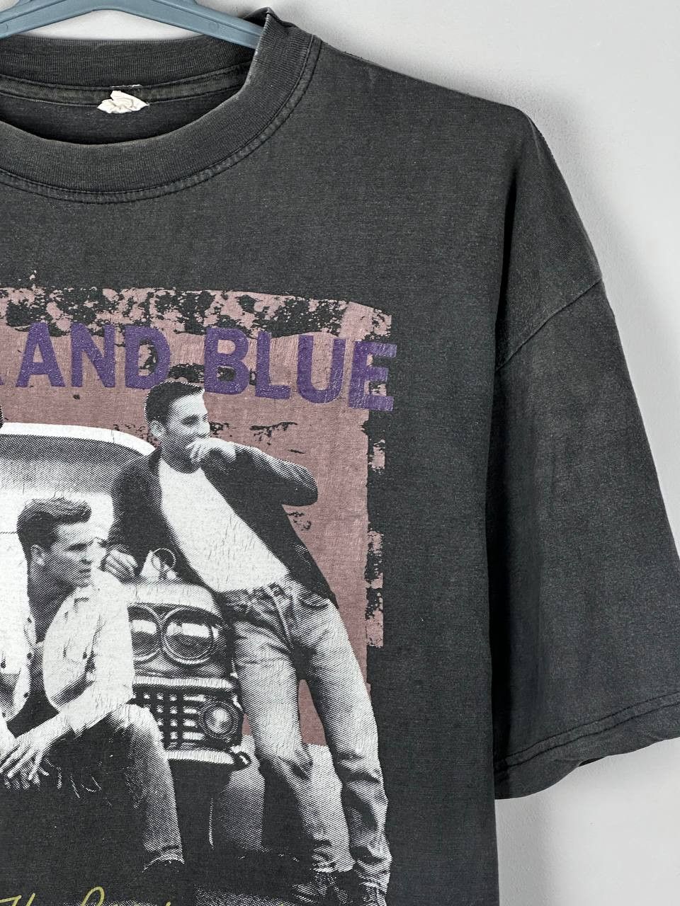 Vintage Vintage Backstreet Boys 1998 Black And Blue tour tee Size US L / EU 52-54 / 3 - 5 Thumbnail