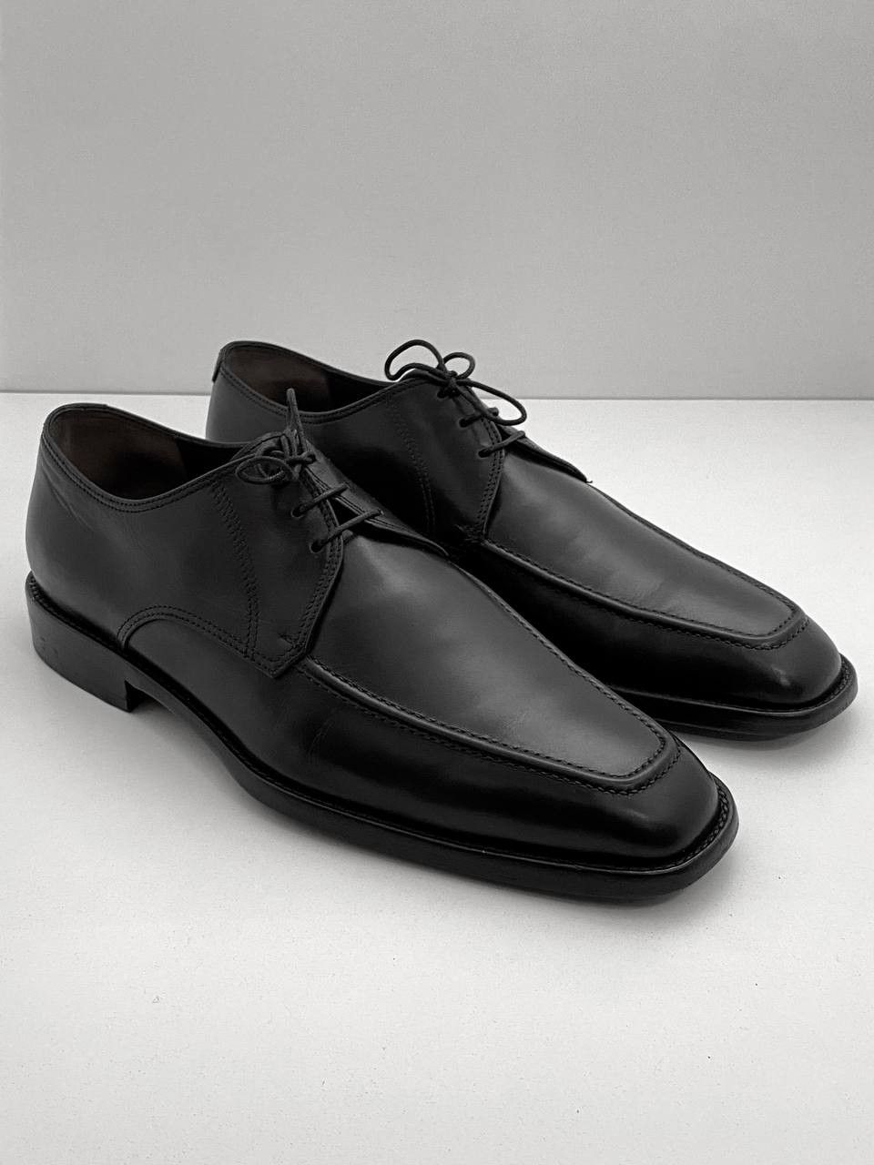 Salvatore Ferragamo Salvatore Ferragamo Oxford Black Leather Classic Dress Shoes Size US 9 / EU 42 - 4 Thumbnail