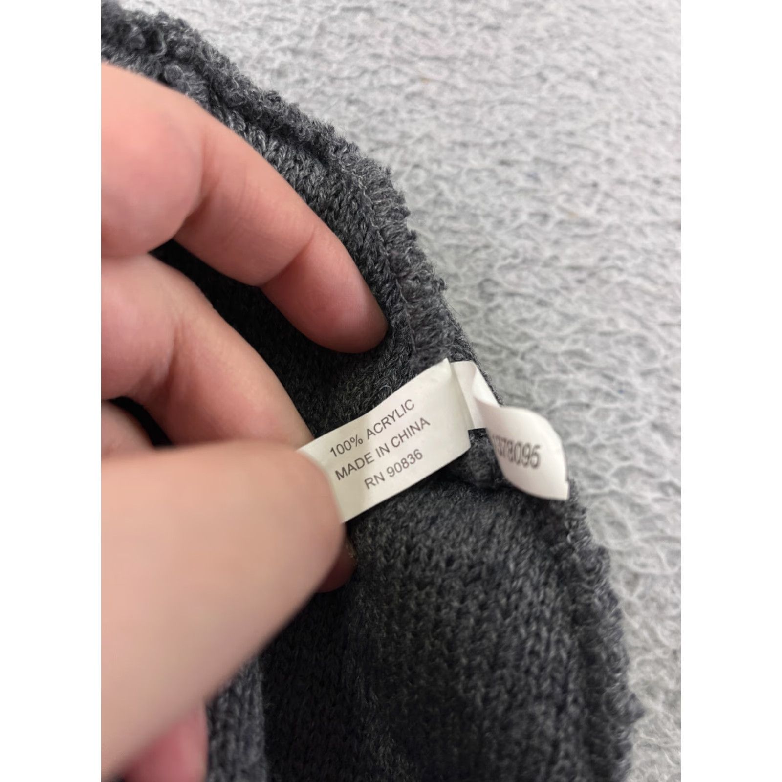 Port & Company Port & Co. Beanie Adult One Size Gray Knit Embroidered 100% Acrylic Pumas Size ONE SIZE - 7 Thumbnail