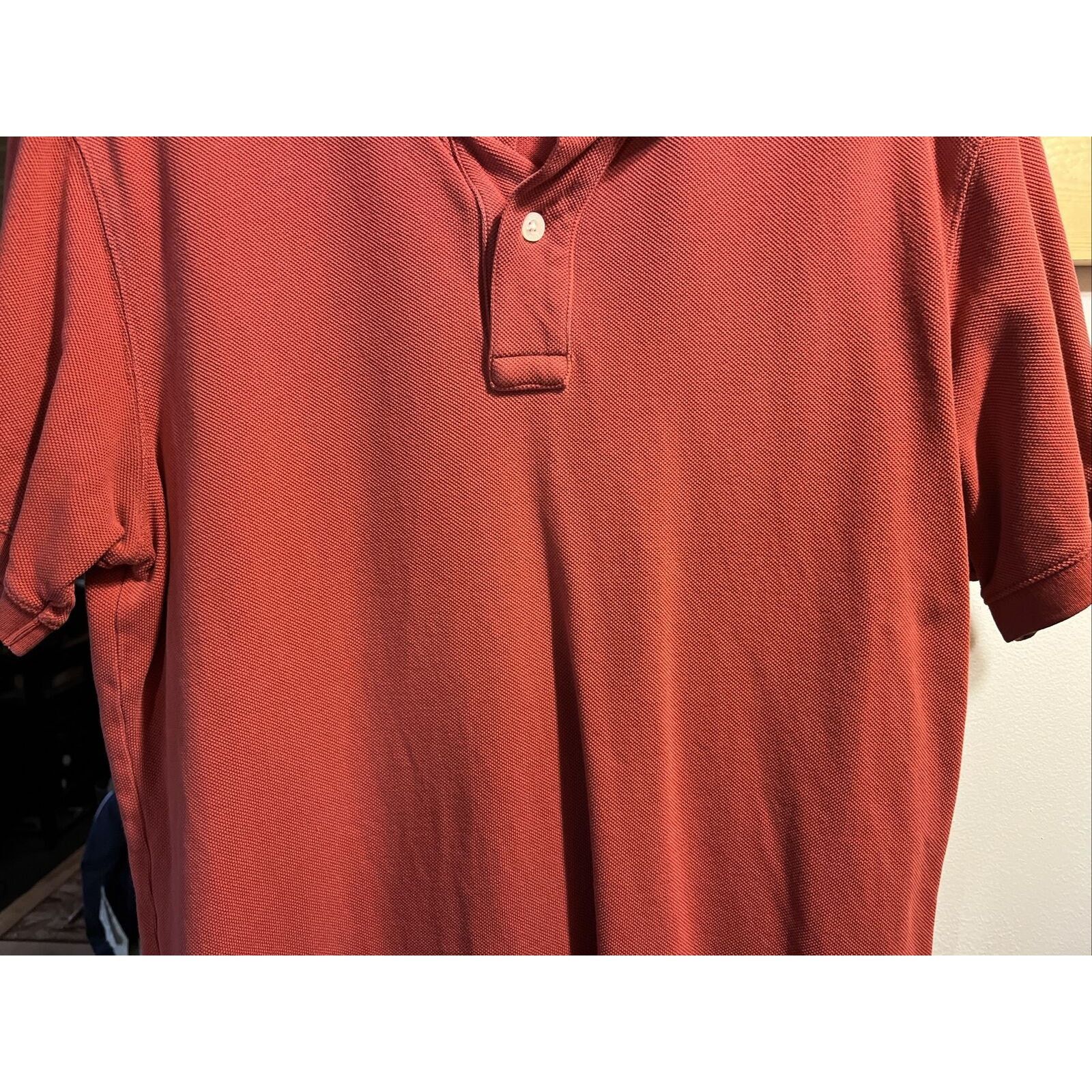 Eddie Bauer Eddie Bauer Mens M Red Button Short Sleeve Cotton Polo Shirt Size US M / EU 48-50 / 2 - 6 Thumbnail