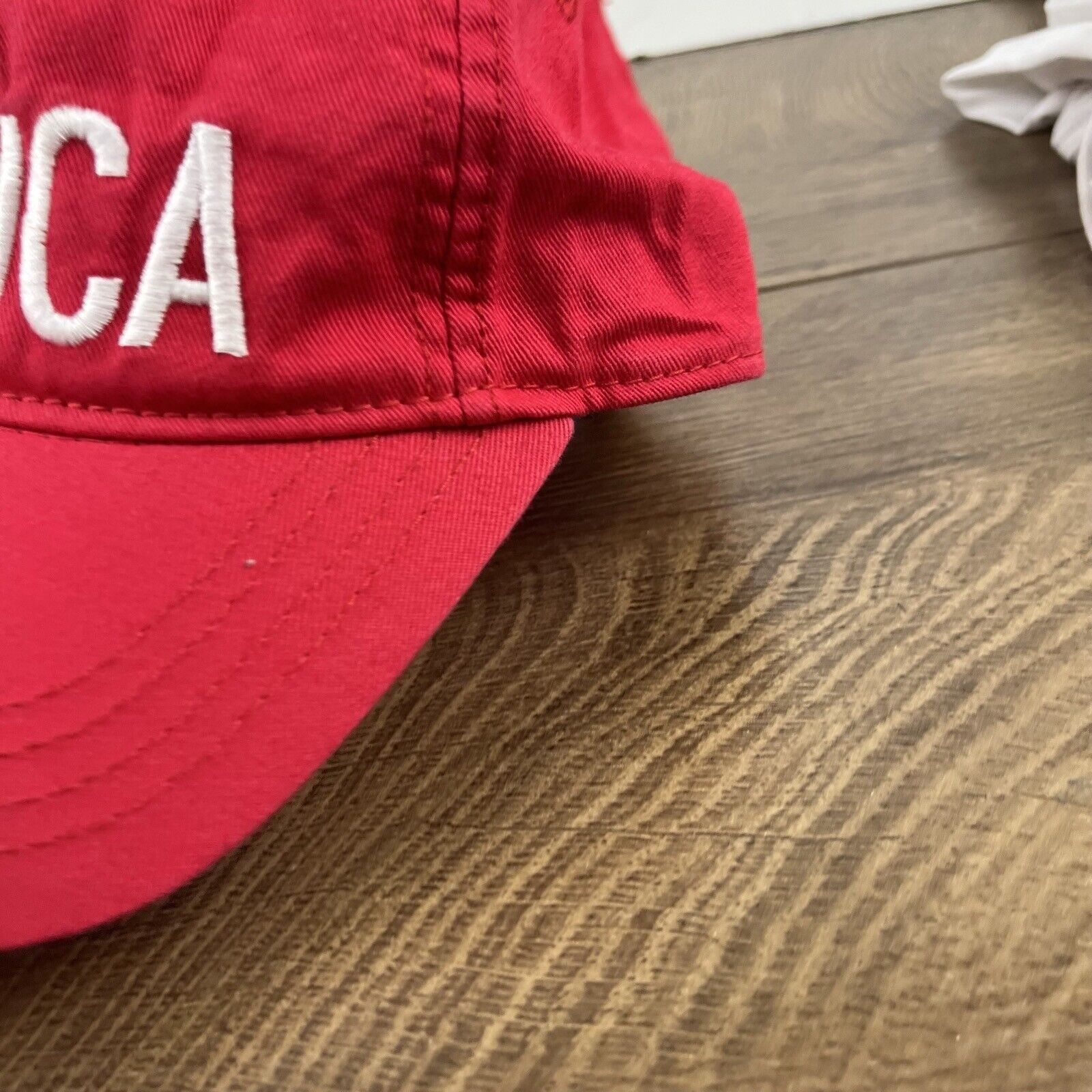 Other Merica Hat America Hat Red Cap Adjustable Hat Red Adult Fit Size ONE SIZE - 7 Thumbnail