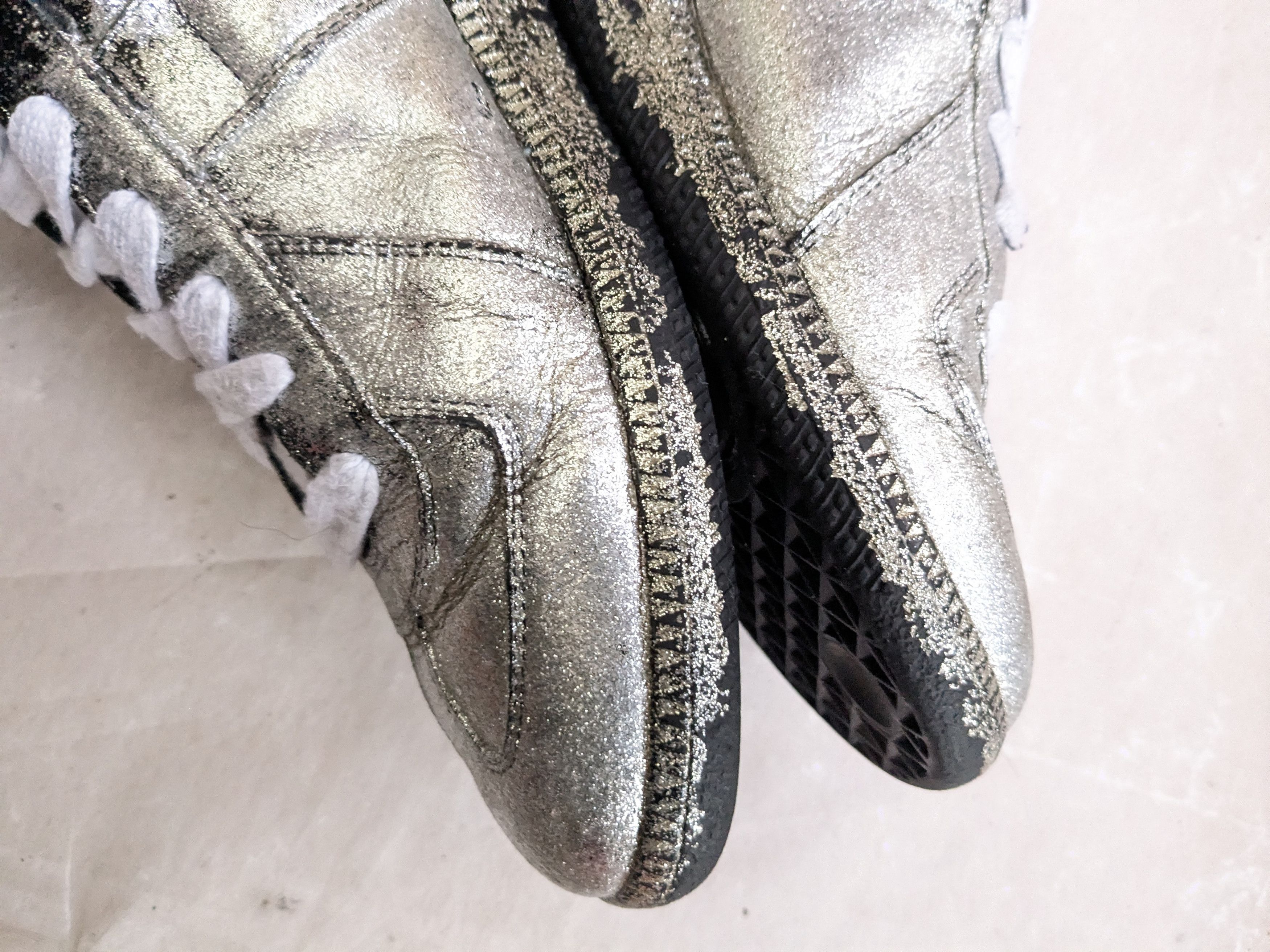 Maison Margiela Maison Margiela Replica GAT Black Silver 8 41 Leather Size US 8 / EU 41 - 9 Thumbnail