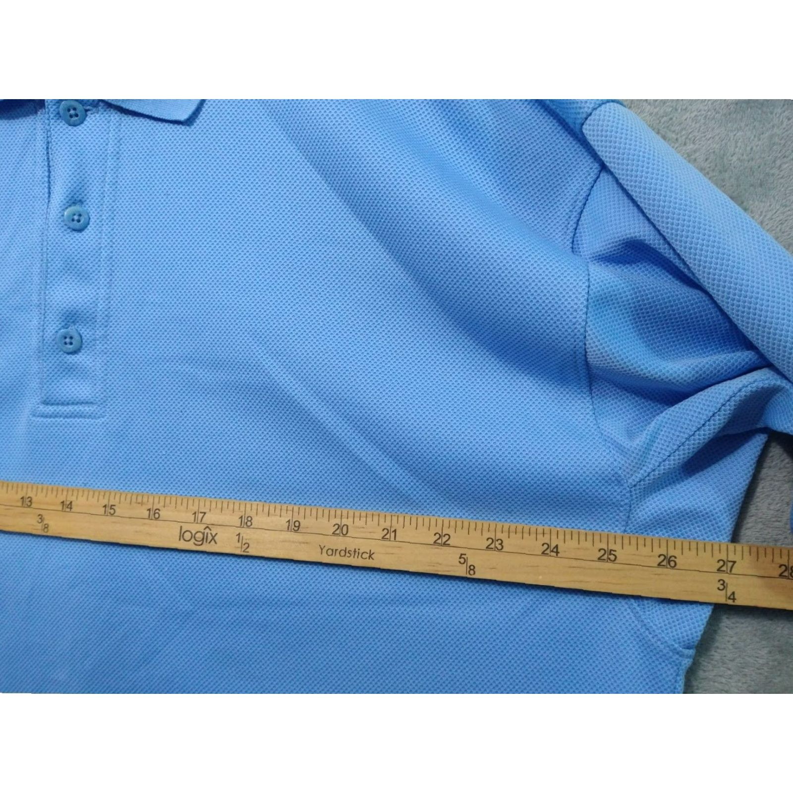 Vintage Columbia Polo Shirt Mens XL Blue Short Sleeve PFG Fishing Breathable All Seasons Vented Solid Pattern Decade: 90s? No, but keep. Size US XL / EU 56 / 4 - 4 Thumbnail