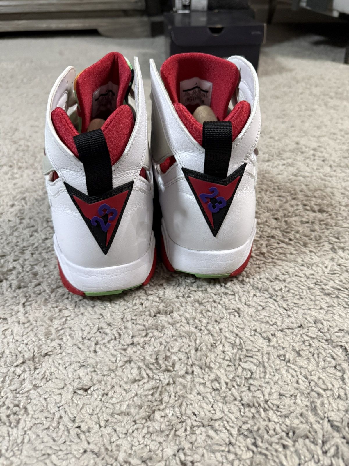 Jordan Brand Air Jordan Retro 7 Hare 2015 Size US 11.5 / EU 44-45 - 5 Thumbnail