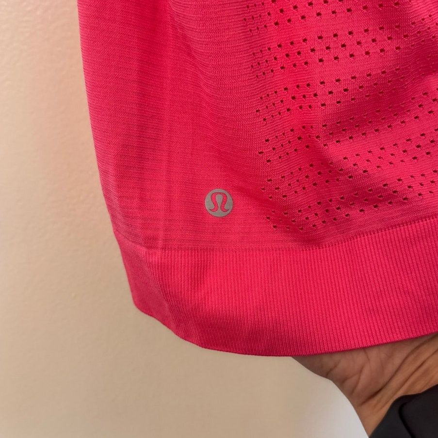 Lululemon Lululemon Breeze By Muscle Tank II *Squad Heartthrob Size 8 Size M / US 6-8 / IT 42-44 - 6 Thumbnail