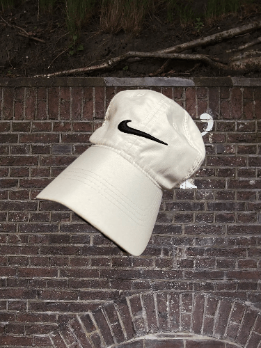 Nike × Vintage Mens Vintage Nike Cap big logo streetwear y2k rare drill Size ONE SIZE - 1 Thumbnail