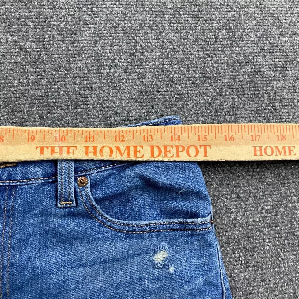 Levi's Levi's Shorts Women's 29 High Rise Light Wash Denim Stretch Size 29" - 2 Thumbnail