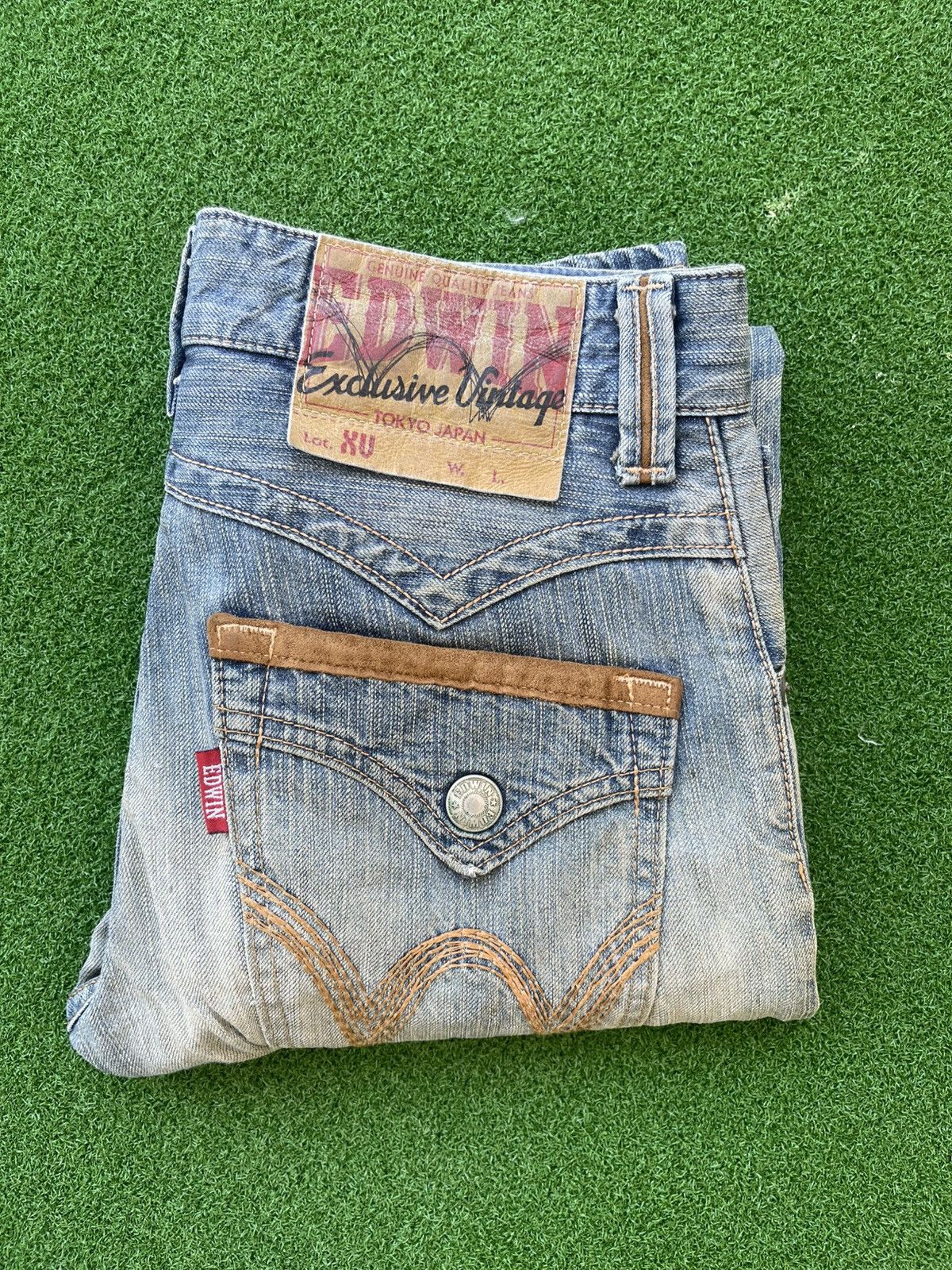 Edwin Edwin XV Exclusive Vintage Faded Wash Jeans Size US 30 / EU 46 - 20 Thumbnail