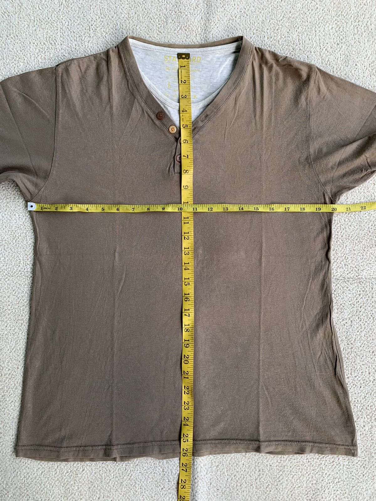 Hysteric Glamour × If Six Was Nine × KMRii JAPANESE Brand Double Layer Brown Feded TSHIRT Size US L / EU 52-54 / 3 - 7 Thumbnail